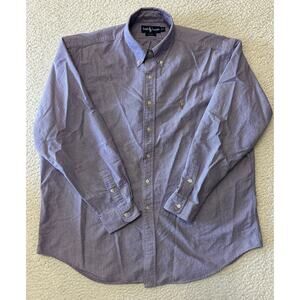 Ralph Lauren Mens Button Down Dress Shirt Size XL